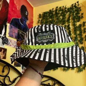 Beetlejuice bucket hat
